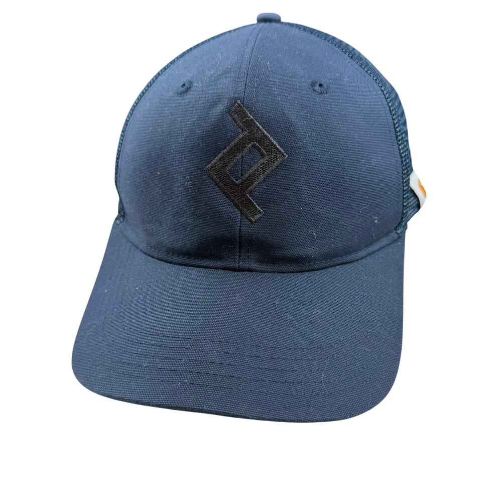 Carhartt Navy Blue Trucker Snapback Hat Cap